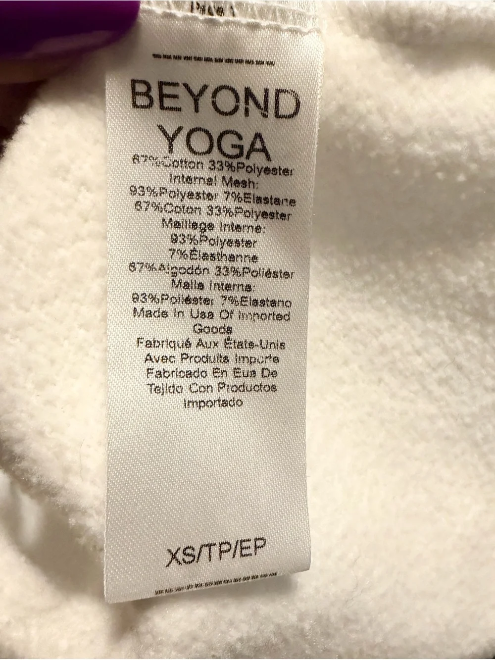 Beyond Yoga Cropped Hoodie
